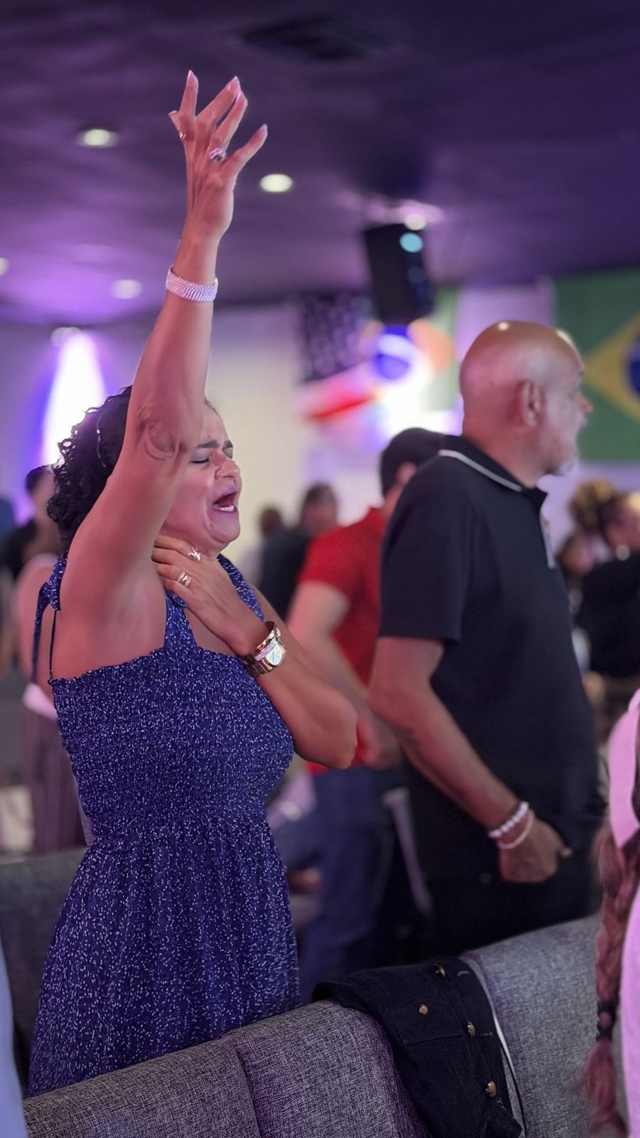 Congregação em adoração